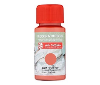 Talens χρώμα indoor/outdoor 4032 rusty red 50ml Talens χρώμα indoor/outdoor 4032 rusty red 50ml