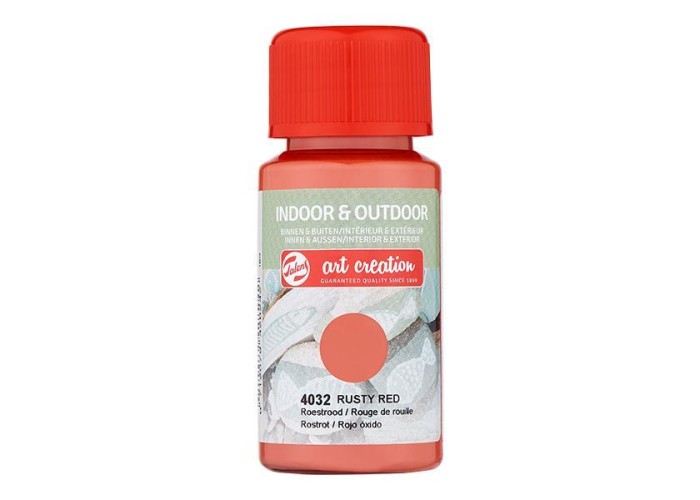 Talens χρώμα indoor/outdoor 4032 rusty red 50ml Talens χρώμα indoor/outdoor 4032 rusty red 50ml