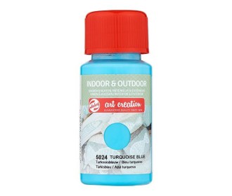 Talens χρώμα indoor/outdoor 5024 turquoise blue 50ml Talens χρώμα indoor/outdoor 5024 turquoise blue 50ml