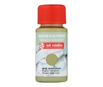 Talens χρώμα indoor/outdoor 6018 moss green 50ml Talens χρώμα indoor/outdoor 6018 moss green 50ml
