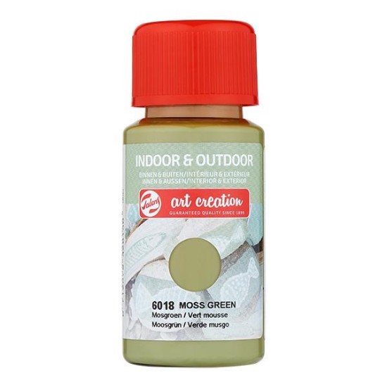 Talens χρώμα indoor/outdoor 6018 moss green 50ml