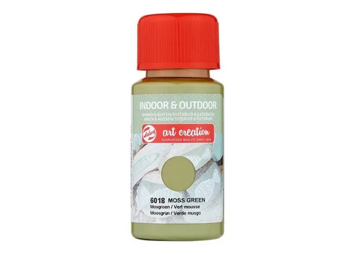Talens χρώμα indoor/outdoor 6018 moss green 50ml