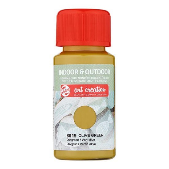 Talens χρώμα indoor/outdoor 6019 olive green 50ml Talens χρώμα indoor/outdoor 6019 olive green 50ml