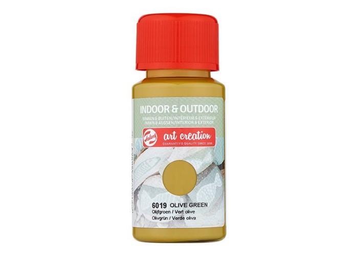 Talens χρώμα indoor/outdoor 6019 olive green 50ml Talens χρώμα indoor/outdoor 6019 olive green 50ml