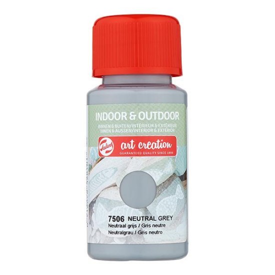 Talens χρώμα indoor/outdoor 7506 neutral grey 50ml Talens χρώμα indoor/outdoor 7506 neutral grey 50ml
