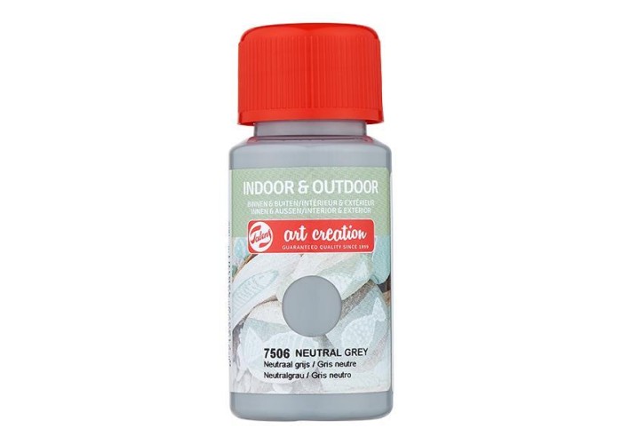 Talens χρώμα indoor/outdoor 7506 neutral grey 50ml Talens χρώμα indoor/outdoor 7506 neutral grey 50ml