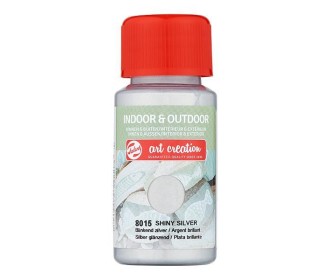 Talens χρώμα indoor/outdoor 8015 shiny silver 50ml