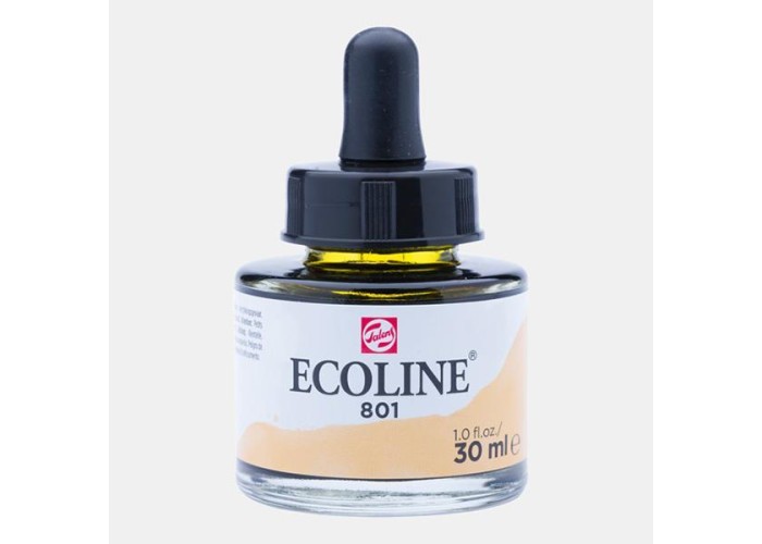Talens Ecoline υγρό χρώμα για ακουαρέλα 801 gold 30ml Talens Ecoline υγρό χρώμα για ακουαρέλα 801 gold 30ml