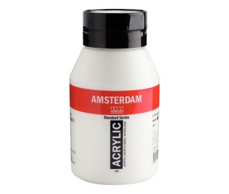 Talens amsterdam ακρυλικό χρώμα 105 titanium white 1000ml