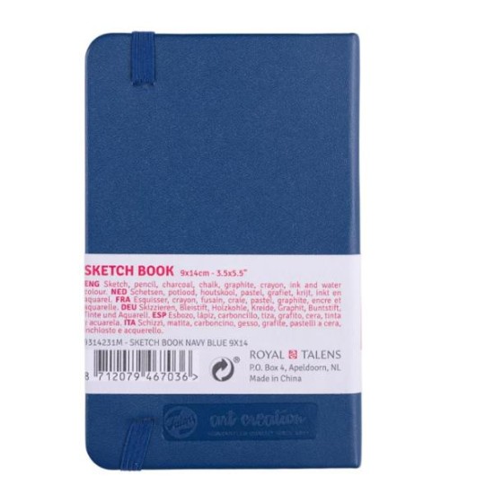 Talens Sketch book navy blue 80φυλ. 9x14εκ. 140 γρ. Talens Sketch book navy blue 80φυλ. 9x14εκ. 140 γρ.