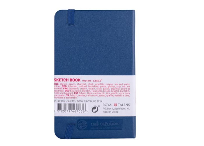 Talens Sketch book navy blue 80φυλ. 9x14εκ. 140 γρ. Talens Sketch book navy blue 80φυλ. 9x14εκ. 140 γρ.