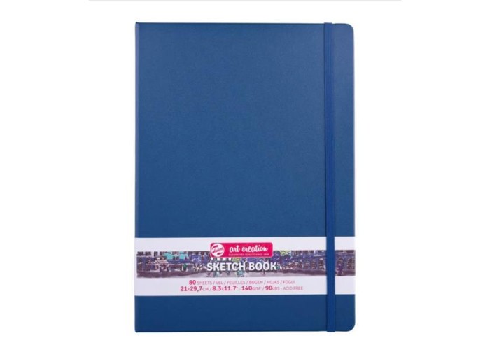 Talens Sketch book navy blue 80φυλ. 21x30εκ. 140 γρ.