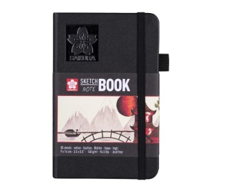 Sakura Sketch/note book μαύρο 80φυλ. 9x14εκ. με σαμουά χαρτί Sakura Sketch/note book μαύρο 80φυλ. 9x14εκ. με σαμουά χαρτί