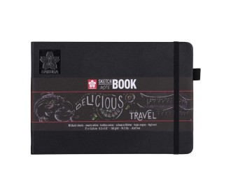 Sakura Sketch/note book μαύρο 80φυλ. 21x14.8εκ. με μαύρο χαρτί Sakura Sketch/note book μαύρο 80φυλ. 21x14.8εκ. με μαύρο χαρτί