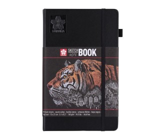 Sakura Sketch/note book μαύρο 80φυλ. 13x21εκ. με μαύρο χαρτί Sakura Sketch/note book μαύρο 80φυλ. 13x21εκ. με μαύρο χαρτί