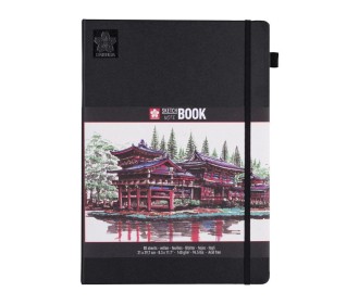 Sakura Sketch/note book μαύρο 80φυλ. 21x29,7εκ. με σαμουά χαρτί Sakura Sketch/note book μαύρο 80φυλ. 21x29,7εκ. με σαμουά χαρτί