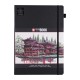 Sakura Sketch/note book μαύρο 80φυλ. 21x29,7εκ. με σαμουά χαρτί