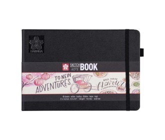Sakura Sketch/note book μαύρο 80φυλ. 21x14.8εκ. με σαμουά χαρτί Sakura Sketch/note book μαύρο 80φυλ. 21x14.8εκ. με σαμουά χαρτί