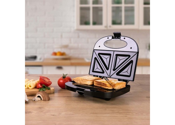 Τοστιέρα Mesko με αποσπώμενες τριγωνικές πλάκες 850W