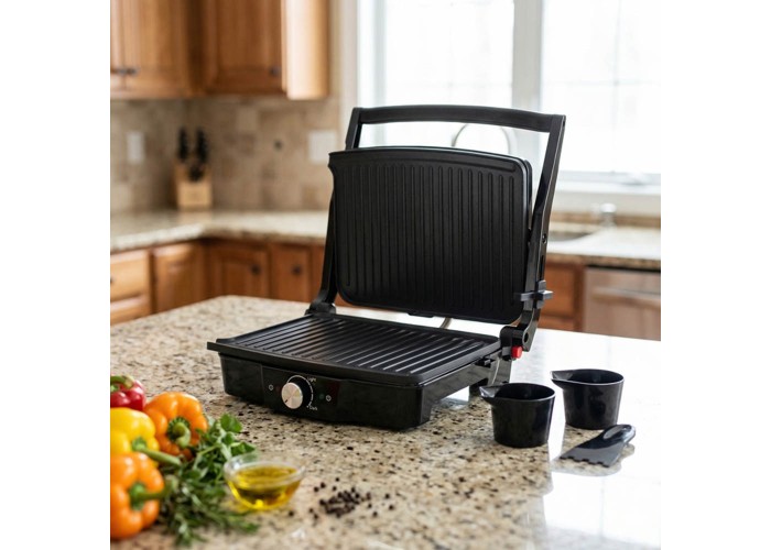 Τοστιέρα γκριλιέρα Adler Υ8,5x27x22εκ. 700-1200W