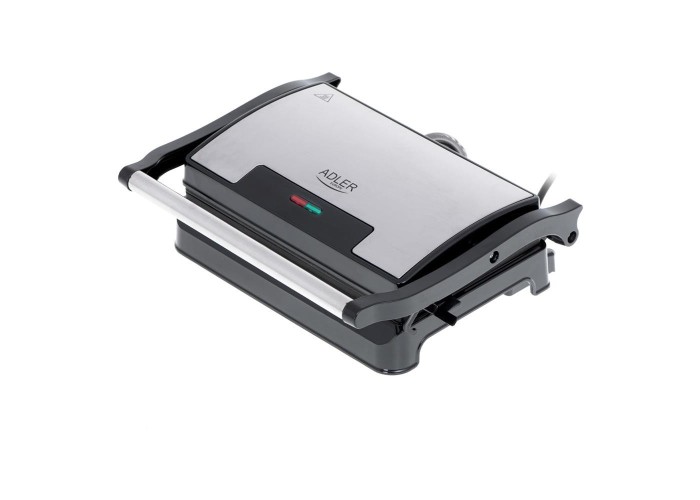 Τοστιέρα γκριλιέρα Adler Υ8,5x27x22εκ. 700-1200W