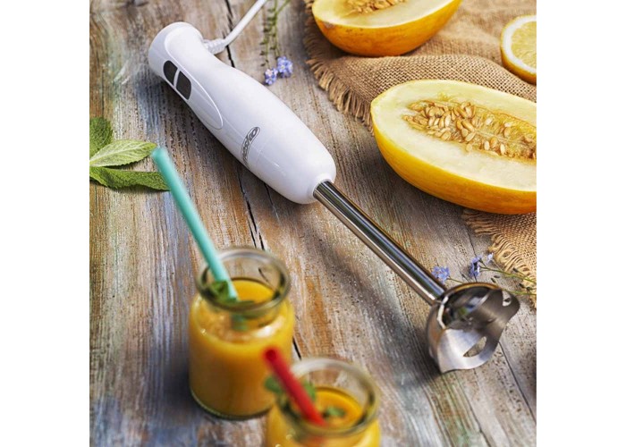 Ραβδομπλέντερ Mesko με ανοξείδωτη ράβδο 300W λευκό