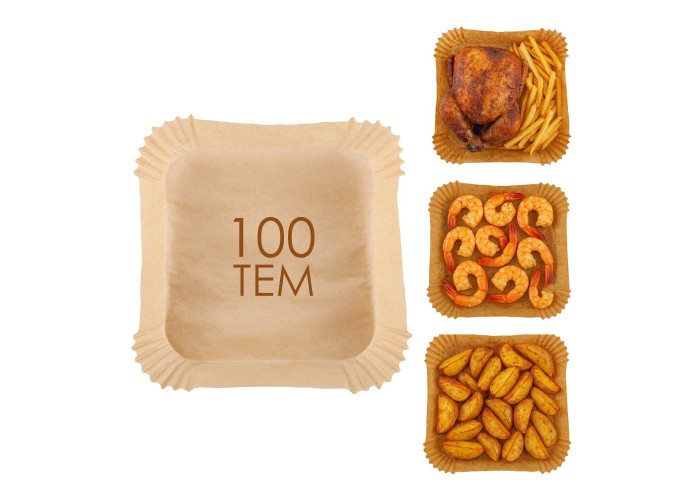 Αντικολλητικό χαρτί Adler για Air Fryer 20x20εκ. 100τμχ