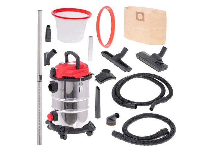 Σκούπα υγρών / στερεών Camry 3400W με ανοξείδωτο κάδο 25lt