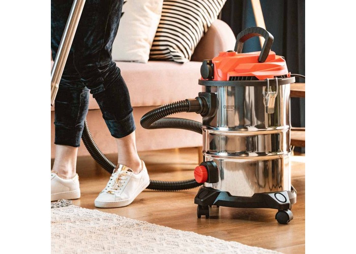 Σκούπα υγρών / στερεών Camry 3400W με ανοξείδωτο κάδο 25lt