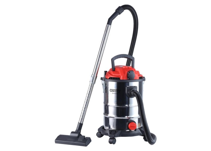 Σκούπα υγρών / στερεών Camry 3400W με ανοξείδωτο κάδο 25lt