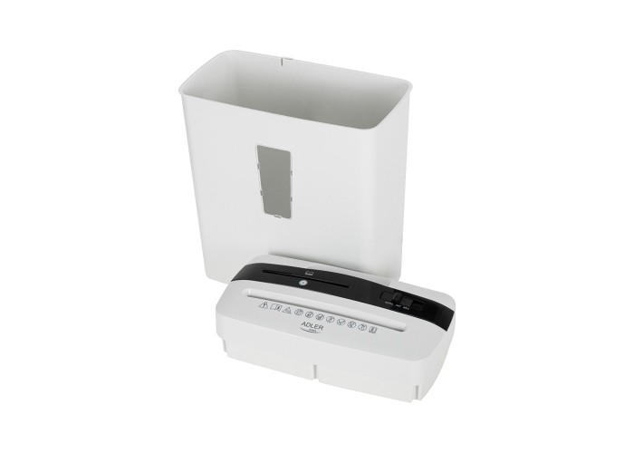 Καταστροφέας εγγράφων Adler 13lt λευκός