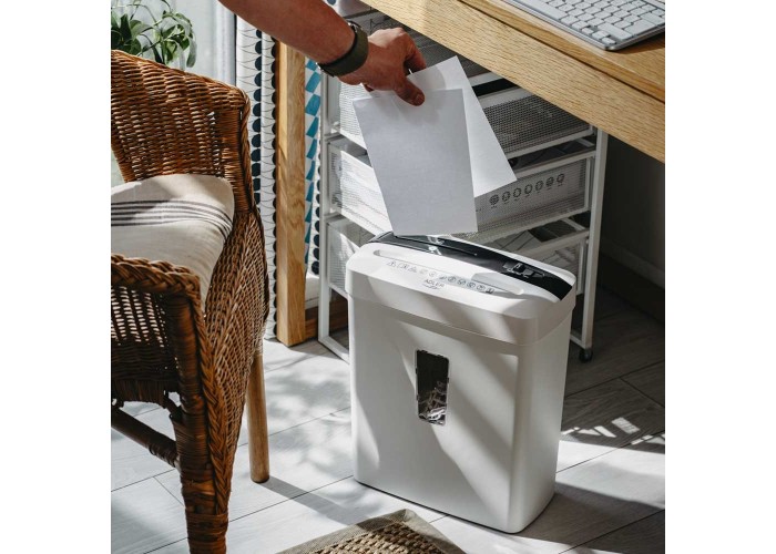 Καταστροφέας εγγράφων Adler 13lt λευκός