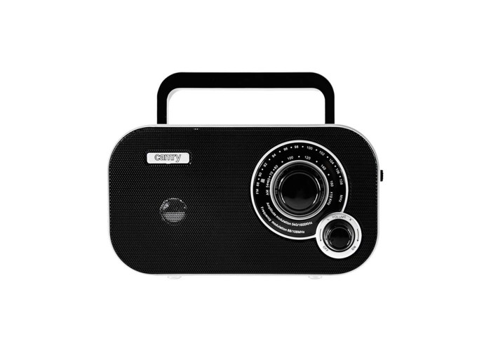 Φορητό ρετρό ραδιόφωνο ρεύματος / μπαταρίας Camry μαύρο
