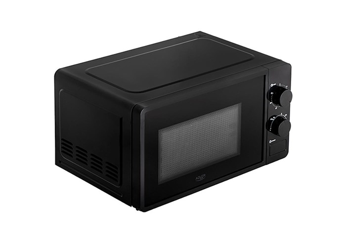 Φούρνος μικροκυμάτων Adler 20lt 700W μαύρος