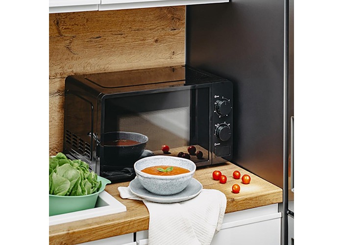 Φούρνος μικροκυμάτων Adler 20lt 700W μαύρος