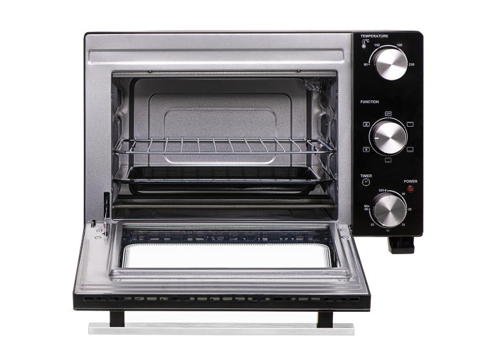 Ηλεκτρικό φουρνάκι Adler με αέρα 22lt 1300W μαύρο