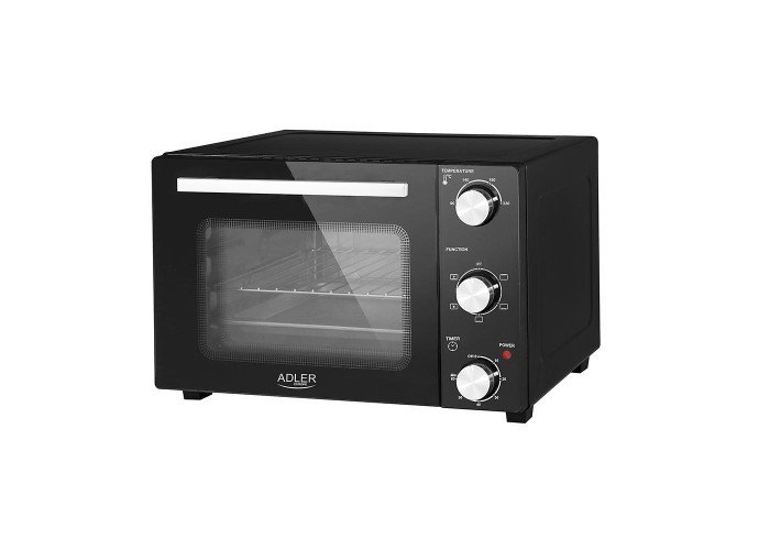 Ηλεκτρικό φουρνάκι Adler με αέρα 22lt 1300W μαύρο