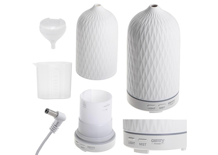 Συσκευή Αρωματοθεραπείας - Diffuser Camry led 3 σε 1 100ml Συσκευή Αρωματοθεραπείας - Diffuser Camry led 3 σε 1 100ml