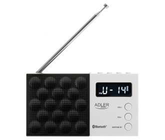 Φορητό ψηφιακό ραδιόφωνο Adler FM Bluetooth USB/SD Φορητό ψηφιακό ραδιόφωνο Adler FM Bluetooth USB/SD
