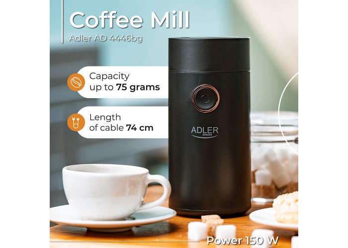 Ηλεκτρικός μύλος καφέ Adler 75gr 150W