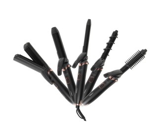 Σετ συσκευών styling μαλλιών Adler 5 σε 1 με εναλλάξιμες κεφαλές