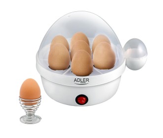 Βραστήρας αυγών Adler πλαστικός 7 αυγών 360W