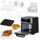 Φριτέζα αέρος Adler Air Fryer Oven 8 σε 1 με φούρνο 13Lt 1700W
