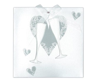 Κάρτα-προσκλητήριο με φάκελο  Κάρτα-προσκλητήριο με φάκελο