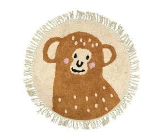 Χαλάκι παιδικό στρογγυλό με ζωάκι Ø90εκ.