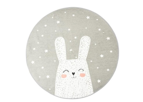 Χαλάκι παιδικό στρογγυλό Bunny Ø120εκ.