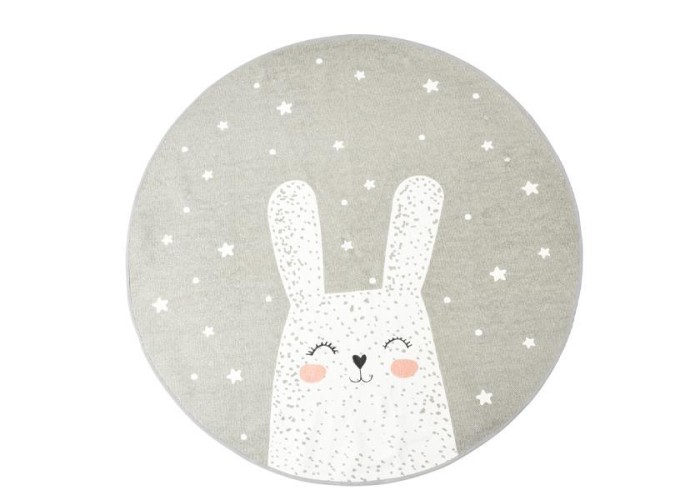 Χαλάκι παιδικό στρογγυλό Bunny Ø120εκ.