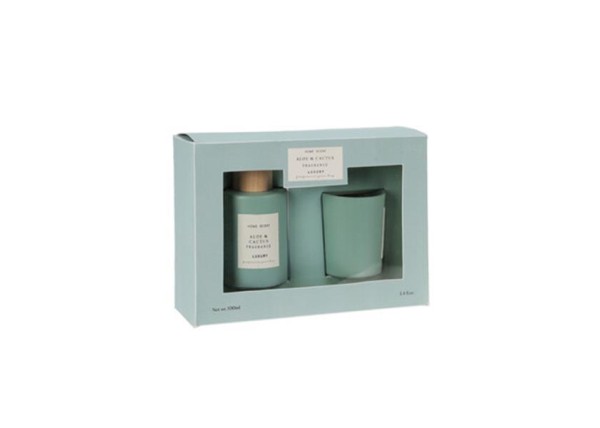 Αρωματικό σετ δώρου με διαχυτή και κερί  Αρωματικό σετ δώρου με διαχυτή και κερί