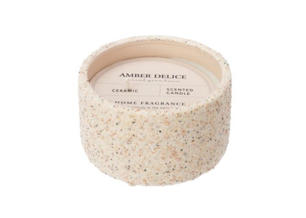 Κερί αρωματικό σε κεραμικό βαζάκι 390γρ. Ø12xY7εκ. κίτρινο/amber Κερί αρωματικό σε κεραμικό βαζάκι 390γρ. Ø12xY7εκ. κίτρινο/amber