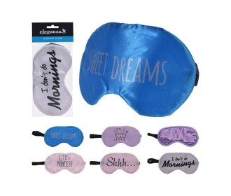 Μάσκα ύπνου 20x10εκ. υφασμάτινη σε 6 σχέδια Μάσκα ύπνου 20x10εκ. υφασμάτινη σε 6 σχέδια